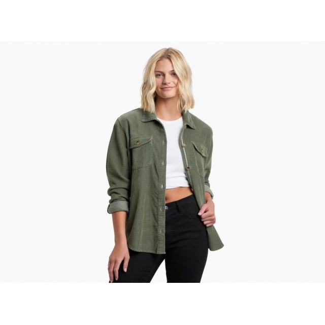 Kuhl W Tallula Cord Shirt FP Soft Pine / S