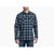 Kuhl Mens Dillingr Flannel Shirt BLCR Blue Creek