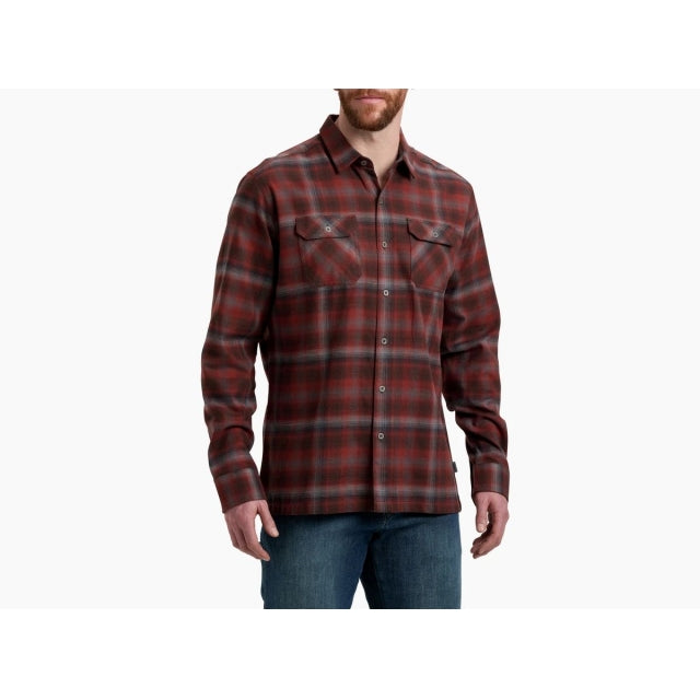 Kuhl Mens Dillingr Flannel Shirt PIC Picante