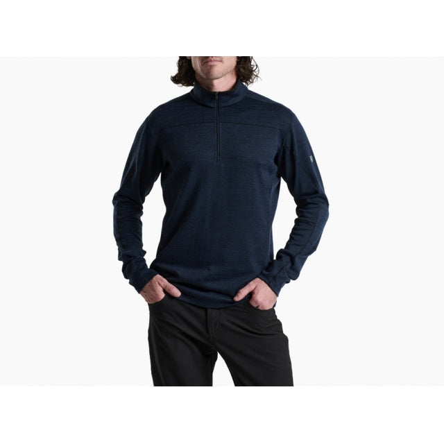 Kuhl Mens Ryzer 1/4 Zip DRST Dark Storm