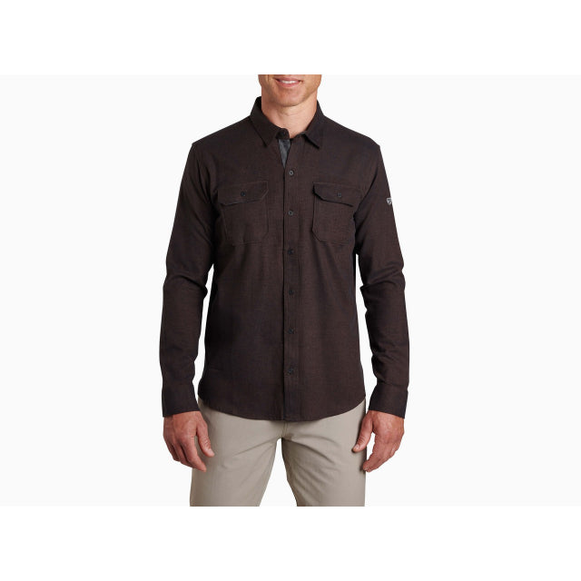 Kuhl Men's Descendr Flannel Shirt BKCO Black Coffee
