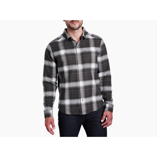 Kuhl Men&#39;s Law Flannel Long Sleeve AGOK Aged Oak