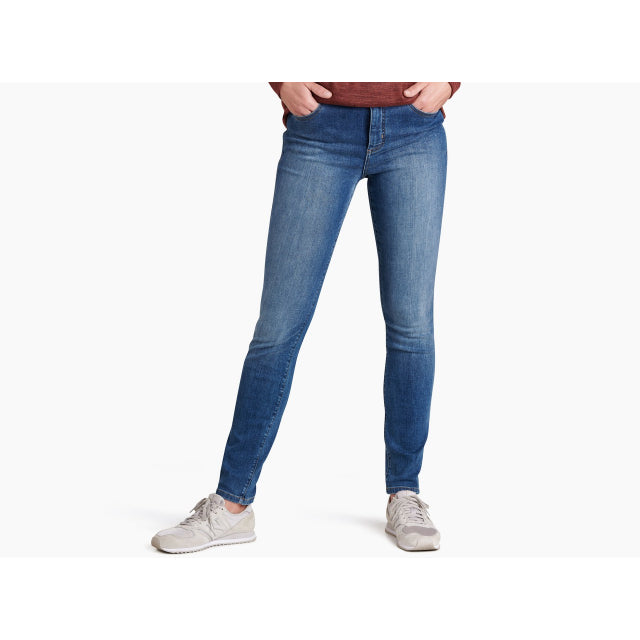 Kuhl Womens 9 Kontour Flex Denim Skinny VBL Vintage Blue
