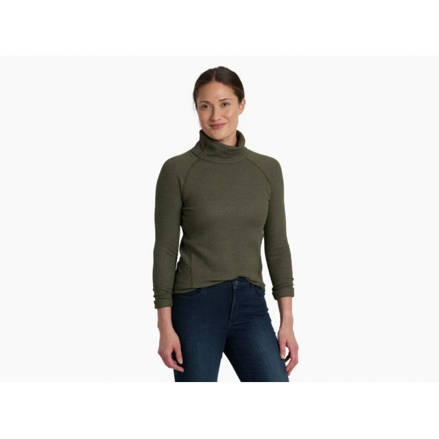 Kuhl Womens Petra Turtleneck DKM Dark Moss
