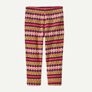 Patagonia Baby Micro D Bottoms Diamond Stripe: Rutabaga White