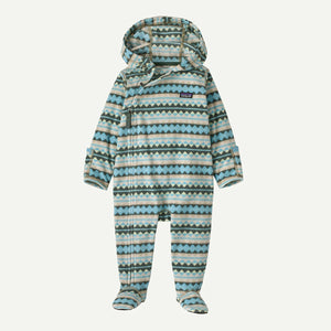 Patagonia Infant Micro D Bunting Diamond Stripe: Snowmelt Blue