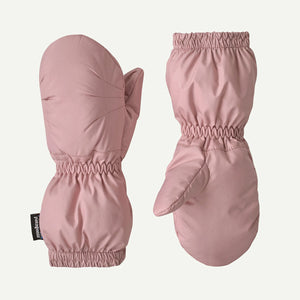 Patagonia Baby Puff Mitts Fuzzy Mauve