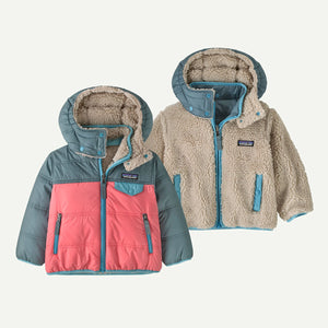 Patagonia Baby Reversible Tribbles Hoody Pickled Pink