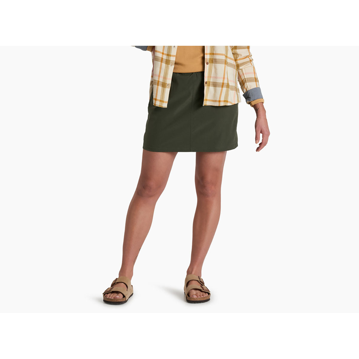 Kuhl Womens Freeflex Skort Dark Moss
