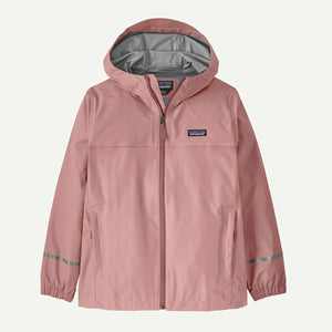 Patagonia Kids Torrentshell 3L Rain Jacket Fuzzy Mauve