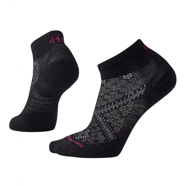 Smartwool Women&#39;s PhD Run Light Elite Low Cut Socks 001 Black