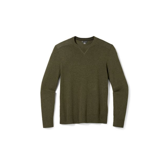 Smartwool Men&#39;s Sparwood Crew Sweater K90 North Woods Heather/Winter Moss Heather