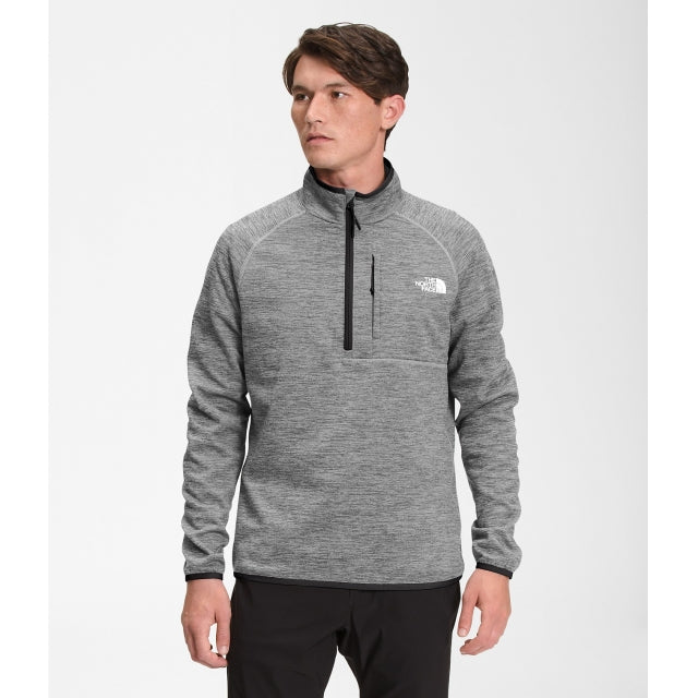 The North Face Men&#39;s Canyonlands ½ Zip 4HJ TNF Medium Grey Heather-NPF