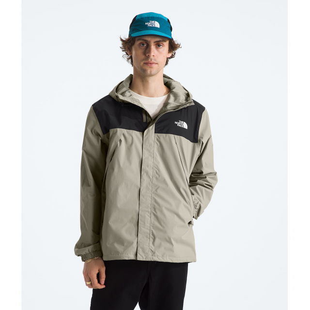 The North Face Men&#39;s Antora Jacket 5IF Clay Grey/TNF Black