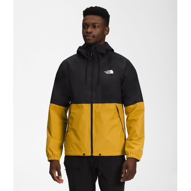 The North Face Men&#39;s Antora Rain Hoodie UJF TNF Black/Arrowwood Yellow