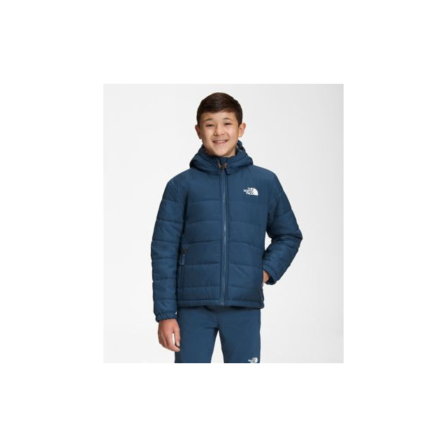 The North Face Boys&#39; Reversible Mount Chimbo Full Zip Hooded Jacket HDC Shady Blue