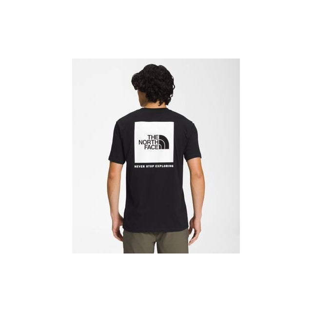 The North Face Men&#39;s S/S Box NSE Tee KY4 TNF Black/TNF White