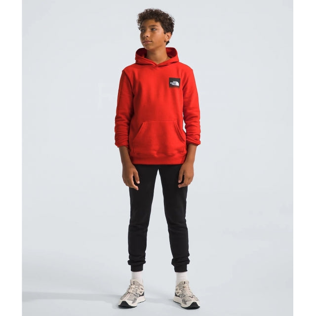 The North Face Boys&#39; Camp Fleece Pullover Hoodie 15Q Fiery Red