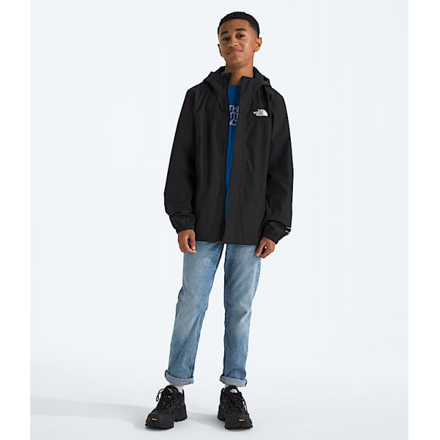 The North Face Boys Antora Rain Jacket KX7 TNF Black/TNF Black