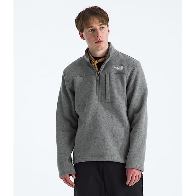 The North Face Mens Gordon Lyons 1/4 Zip DYY TNF Medium Grey Heather