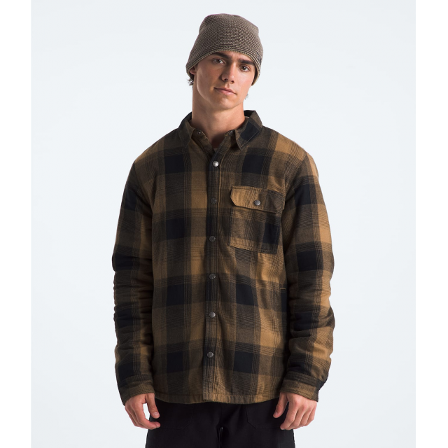 The North Face Men's Campshire Shirt 4I8 Utility Brown TNF Shadow Plaid