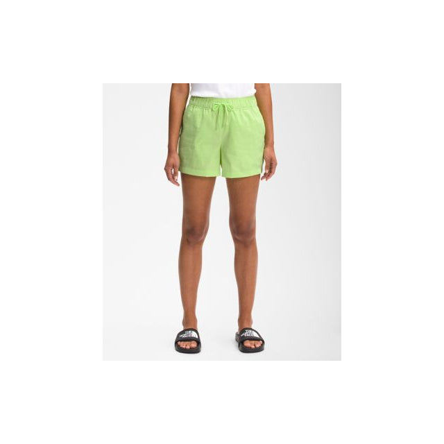 The North Face Womens Class V Short Evening Sand Pink Patchwork Print