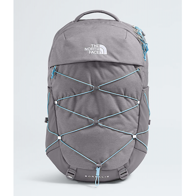 The North Face Womens Borealis 55U Zinc Grey Dark Heather/Powder Blue-NPF