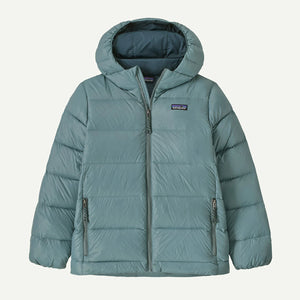Patagonia Kids Hi-Loft Down Sweater Hoody Blue age / S