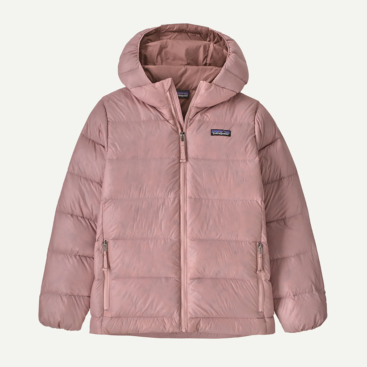 Patagonia Kids Hi-Loft Down Sweater Hoody Fuzzy auve / M