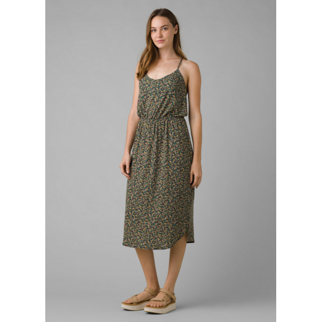 Prana Women&#39;s Ayla Dress Black Petals