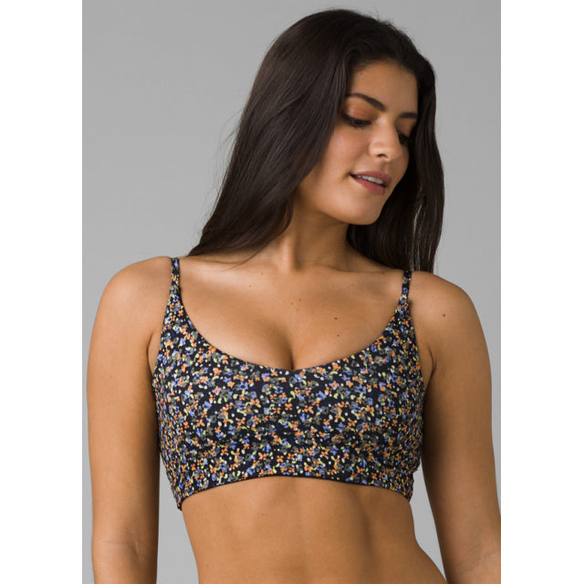 Prana Women&#39;s Willow Falls Reversible Top 001 Black Petals