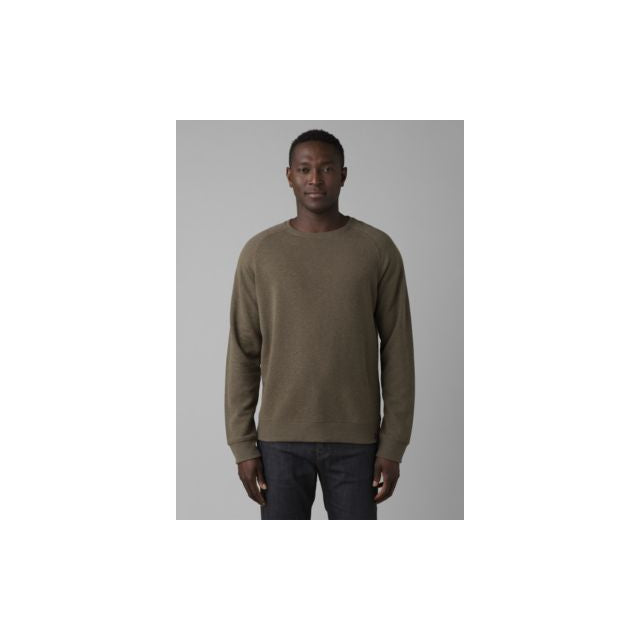 Prana Men's Cardiff Fleece Crew 300 late Green Heather / S