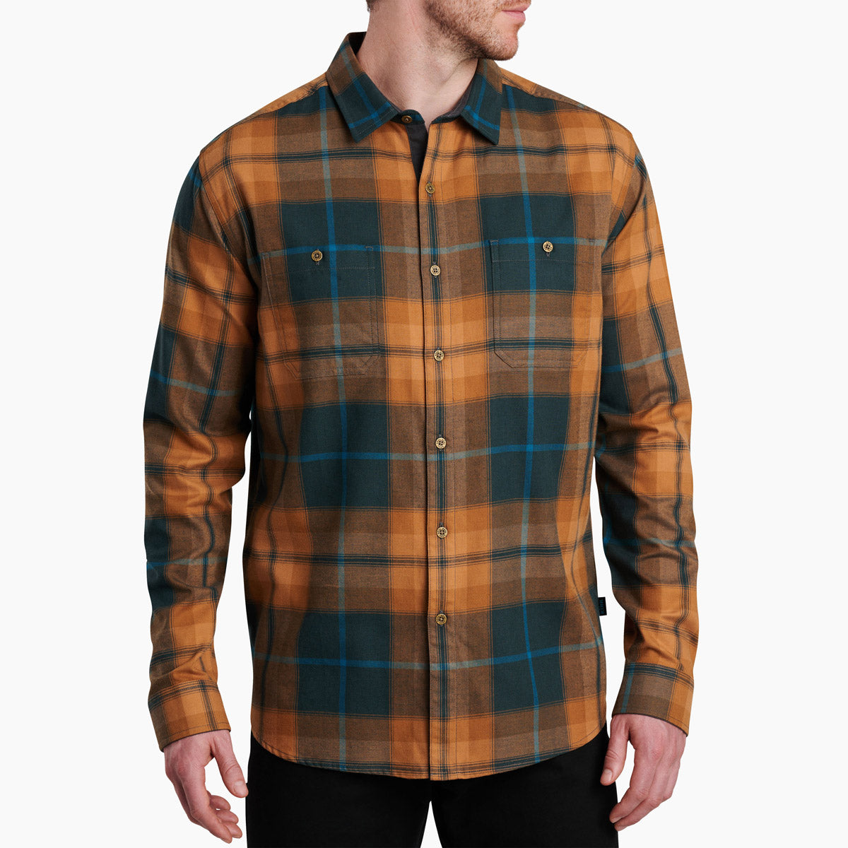 Kuhl Men&#39;s Fugitive Flannel Shirt Horizon Haze