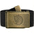Fjallraven Canvas Brass Belt - 4 cm Black