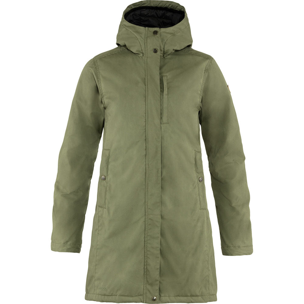 Fjallraven Women&#39;s Kiruna Padded Parka Green