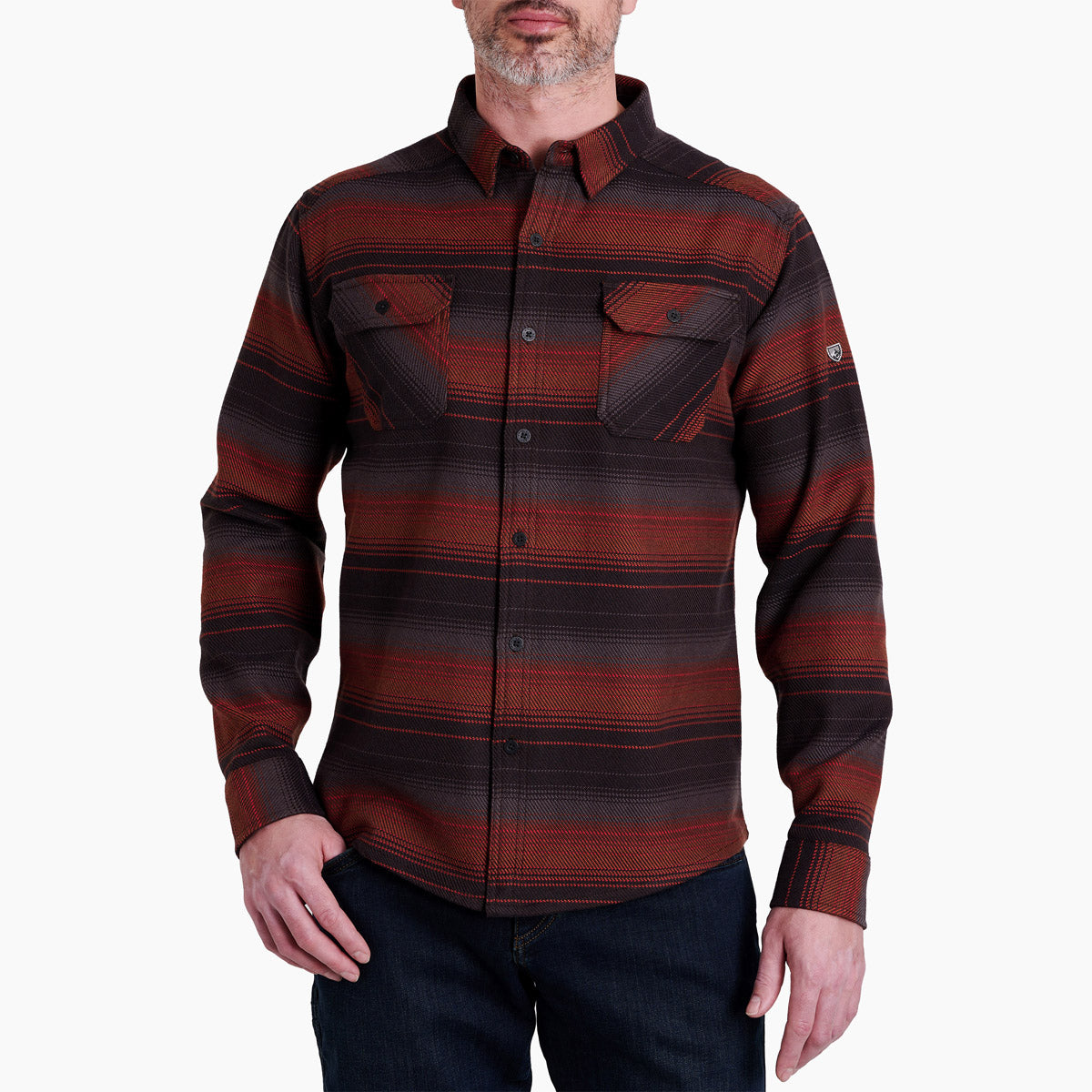 Kuhl Men's Disordr Flannel Shirt Spiced Rum