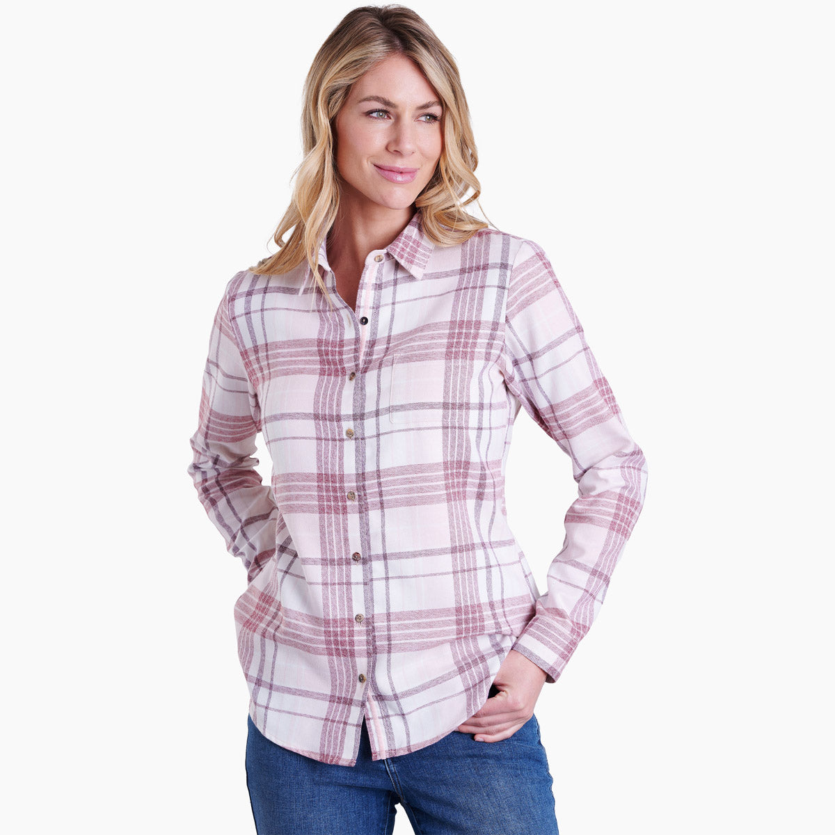 Kuhl Women's Kamila Flannel Cherry Blossom