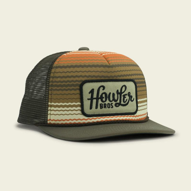 Howler Brothers Los Hermanos Badge Snapback SER Howler Classic:Serape Stripe