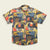 Howler Brothers Men's Mansfield Shirt PET Abstract Savannah: Petrol