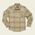 Howler Brothers Mens Harkers Flannel Shirt TAU Kempton Plaid: Taupe