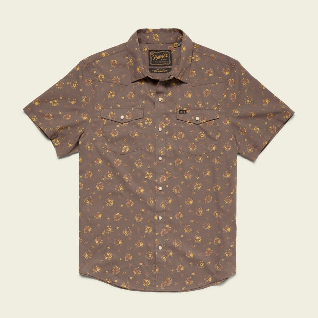 Howler Brothers Mens H Bar B Snapshirt MOR Bouquets: Morel