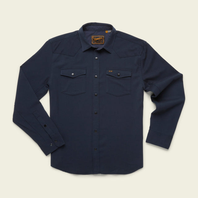 Howler Brothers Mens Stockman Stretch Snapshirt NIG Nightsky