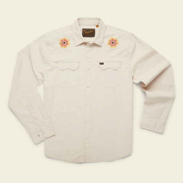 Howler Brothers Men&#39;s Crosscut Deluxe Snapshirt BEA Beach Blooms