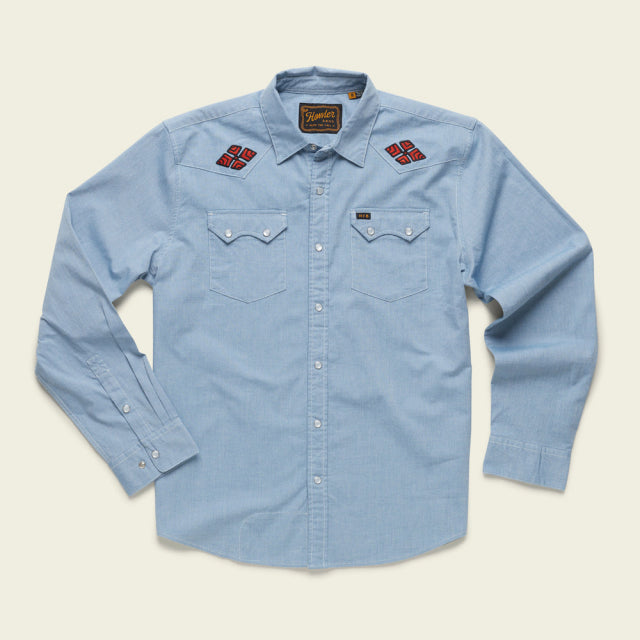 Howler Brothers Men&#39;s Crosscut Deluxe Snapshirt DIA Diamantes