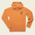 Howler Brothers Men's Palo Duro Grid Fleece Hoodie PUM Pumpkin