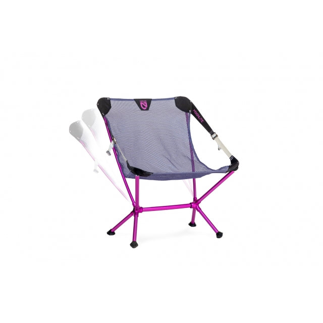 NEMO Moonlite Reclining Camp Chair Blue Granite/Rosebud