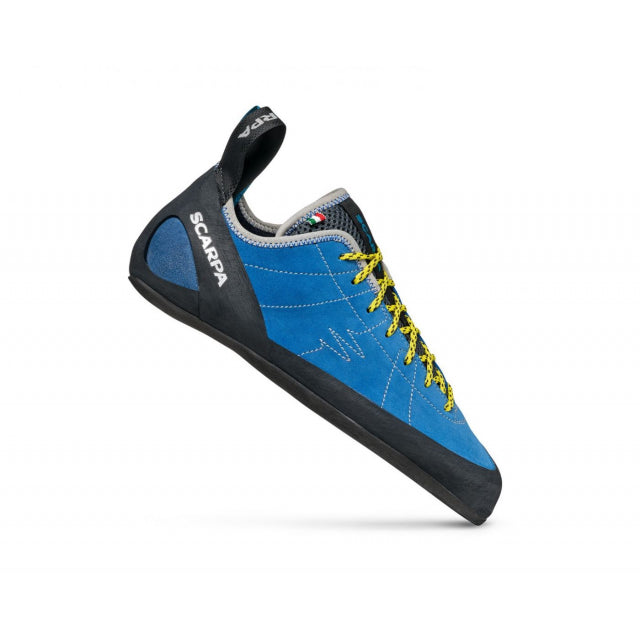 Scarpa Men&#39;s Helix Lace Climbing Shoe Hyblu Hyper Blue