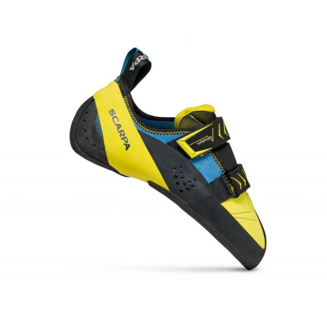 Scarpa Men&#39;s Vapor V Climbing Shoe OcnYel Ocean/Yellow