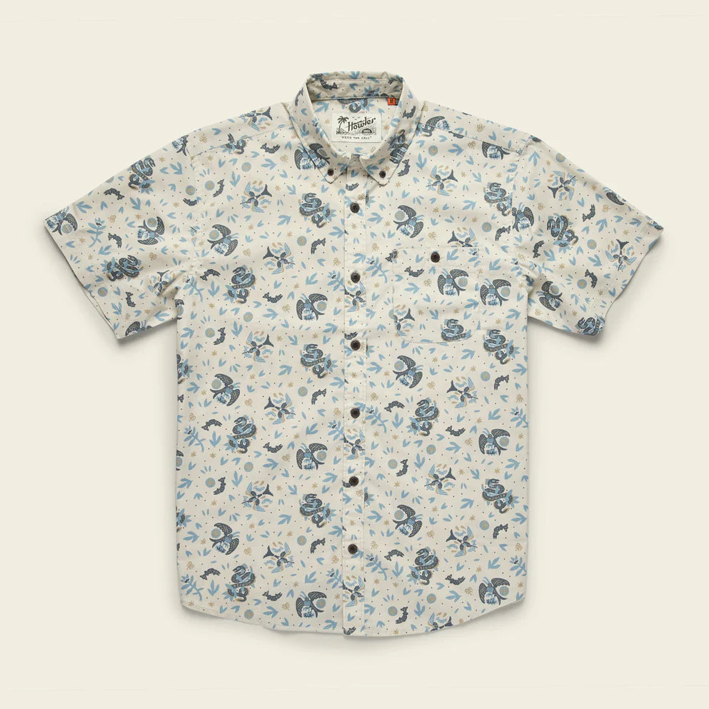 Howler Brothers Men&#39;s Mansfield Shirt AIR Air &amp; Sea: Near White