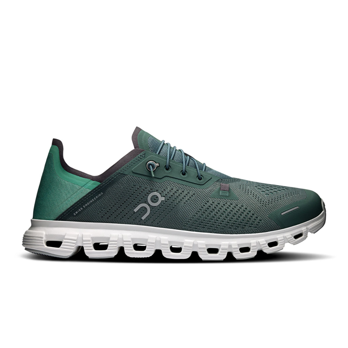 On Running Mens Cloud 6 Coast Olive | White